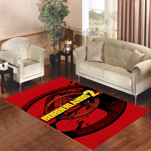 BORDERLANDS 2 LOGO Living room carpet rugs