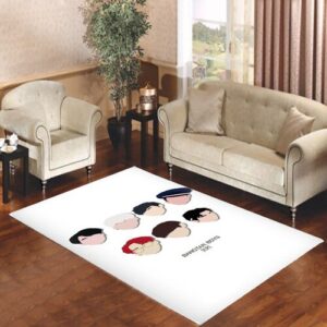 BTS DOPE Living room carpet rugs