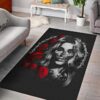 "Barbed" Premium Skull Area Rug Carpet