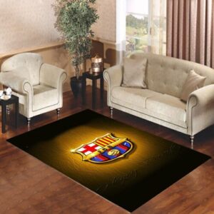 Barcelona Soccer Logo Light Living room carpet rugs