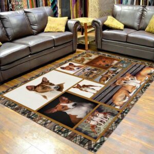 Basenji Cute Area Rug Carpet