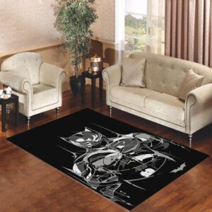 Batman in Art Living room carpet rugs