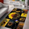 Be A Sunflower Living Room Rug Carpet