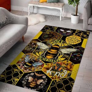 Bee Yourself Rectangle Rug Carpet