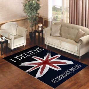 Believe in Sherlock Holmes Living room carpet rugs