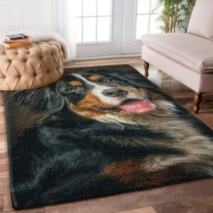 Bernese Mountain Dog Rug Carpet