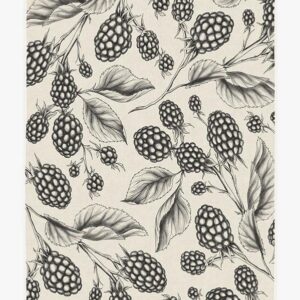 Berry Black Rug Carpet