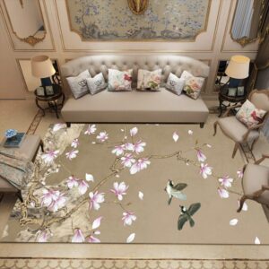 Bird And Flowers Rug Carpet