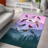 Bird Chart Area Rug Carpet