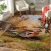 Birds Area Rug Carpet