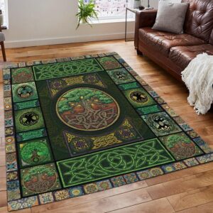 Black Space C Rug Carpet