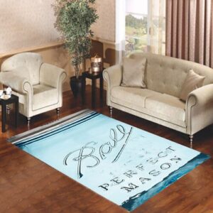 Blue Ball Glass Mason Living room carpet rugs
