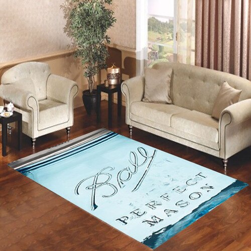 Blue Ball Glass Mason Living room carpet rugs