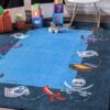 Blue Pirate Life Rug Carpet
