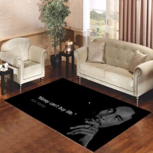 Bob Marley Quote Living room carpet rugs