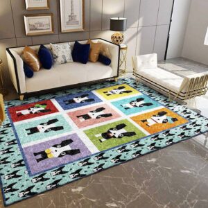 Boston Terrier Rug Carpet