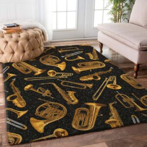 Brass Instruments Rug Carpet