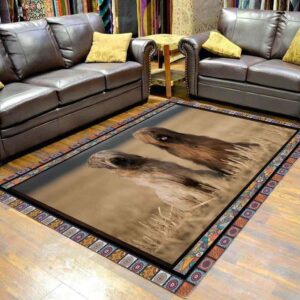 Briard Friend Area Rug Carpet