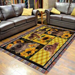 Briard Sunflower Area Rug Carpet