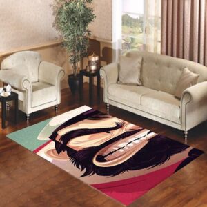 Brutus Popeye Cartoon Face Half Living room carpet rugs