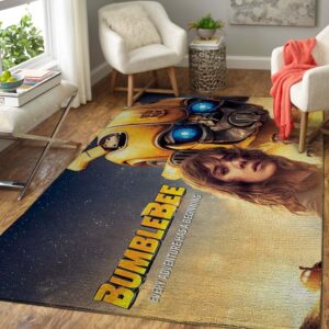 Bumbleebee Area Rug - Movie Floor Rug Carpet