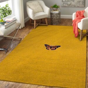 Butterfly Area Rug / Animal Print Floor Decor - BI36442 Rug Carpet