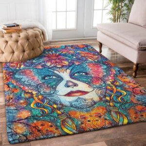 Butterfly Girl Rug Carpet