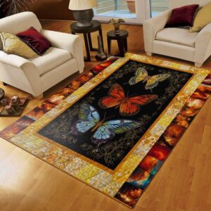 Butterfly Really Love Rug Carpet