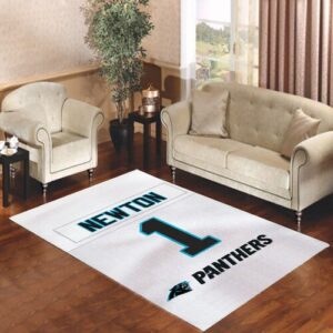 CAM NEWTON PATHERS JERSEY White Living room carpet rugs