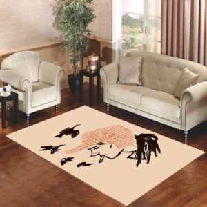 CATCHER IN THE RYE ART Living room carpet rugs