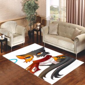 CHIBI CAT COMMISSION FOR XBLACKKALICOX Living room carpet rugs