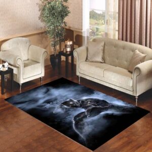 CIVIL WAR   BLACK PANTHER ATTACK Living room carpet rugs