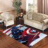 CIVIL WAR CAPTAIN AMERICA STROKES Living room carpet rugs