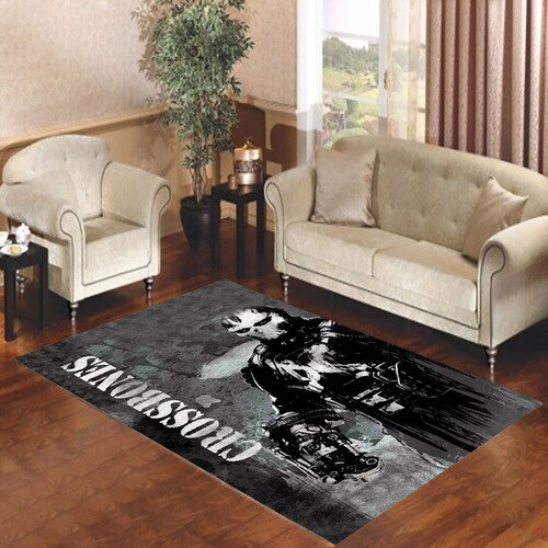CIVIL WAR CROSSBONES Living room carpet rugs