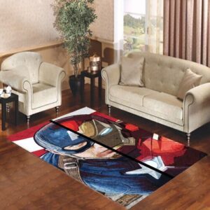 CIVIL WAR   MAN VS MACHINE Living room carpet rugs