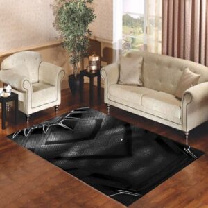 CIVIL WAR   SUIT UP BLACK PANTHER Living room carpet rugs
