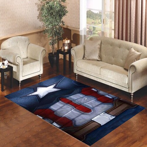 CIVIL WAR SUIT UP CAPTAIN AMERICA Living room carpet rugs