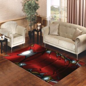 CIVIL WAR   SUIT UP IRONMAN Living room carpet rugs