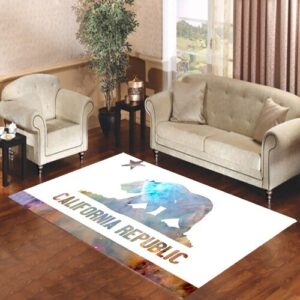 California Republic Galaxy Flag Living room carpet rugs