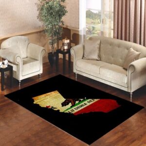 California State Grunge Living room carpet rugs