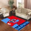 Cartoon GumBall Red Darwin Living room carpet rugs