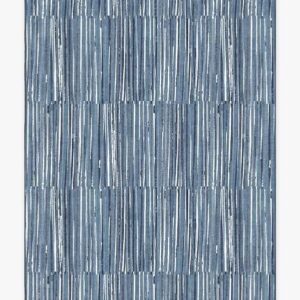 Caspian Stripe Navy Rug Carpet
