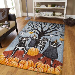 Cat Halloween Rug Carpet