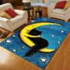 Cat Moon Rug Carpet