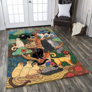 Cat Area Rug Carpet