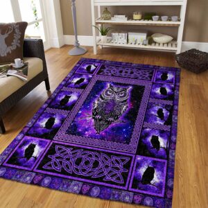 Celtic Owl XQ64947 Rug Carpet