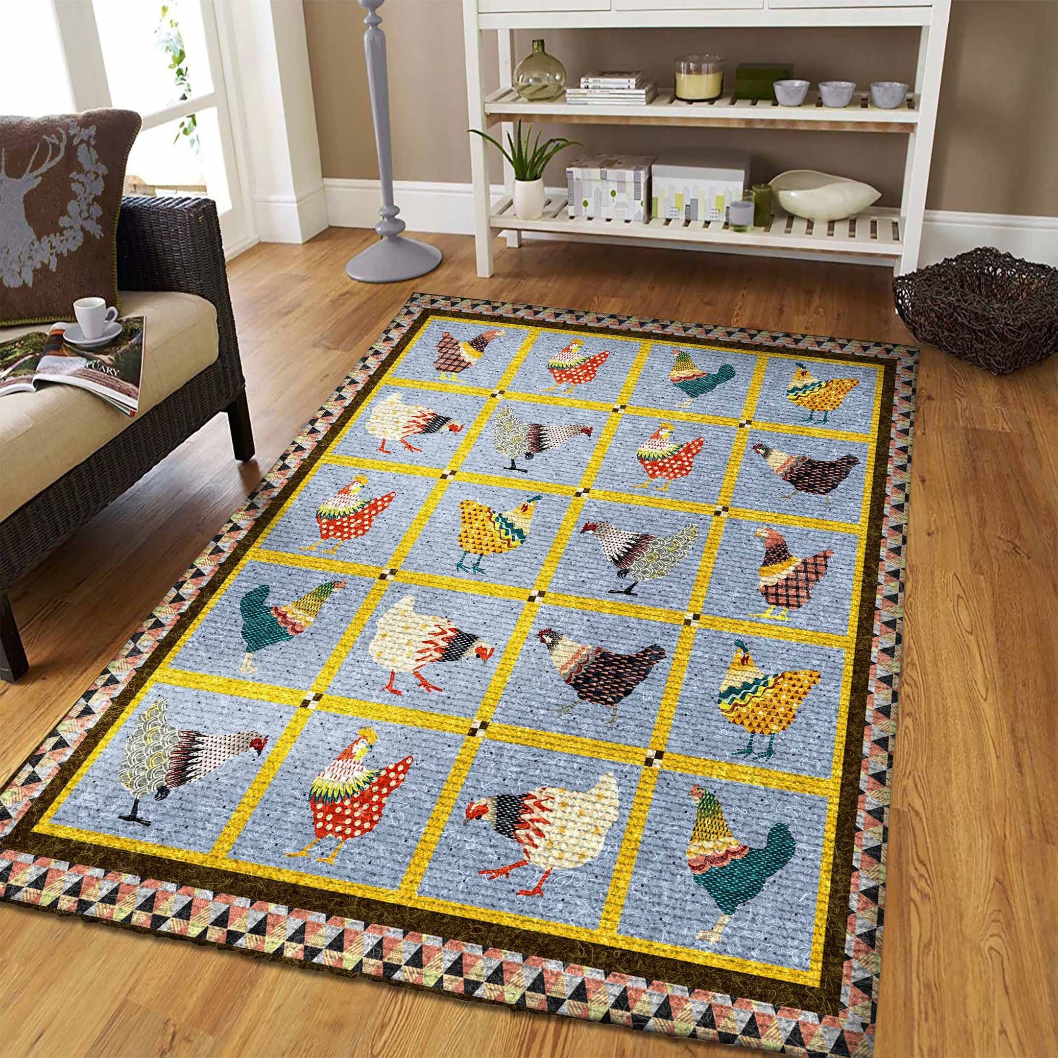 Chicken CR22573 Rug Carpet