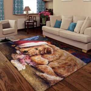 Christmas Dog Rug Carpet