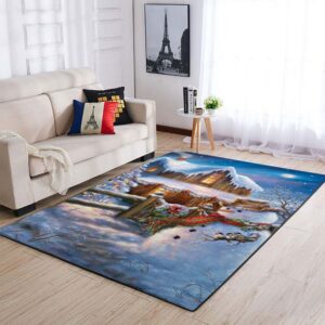 Christmas - Snowman Area Rug / Rug Carpet