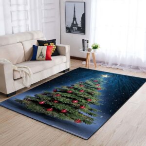 Christmas Tree Area Rug Carpet / Floor Decor